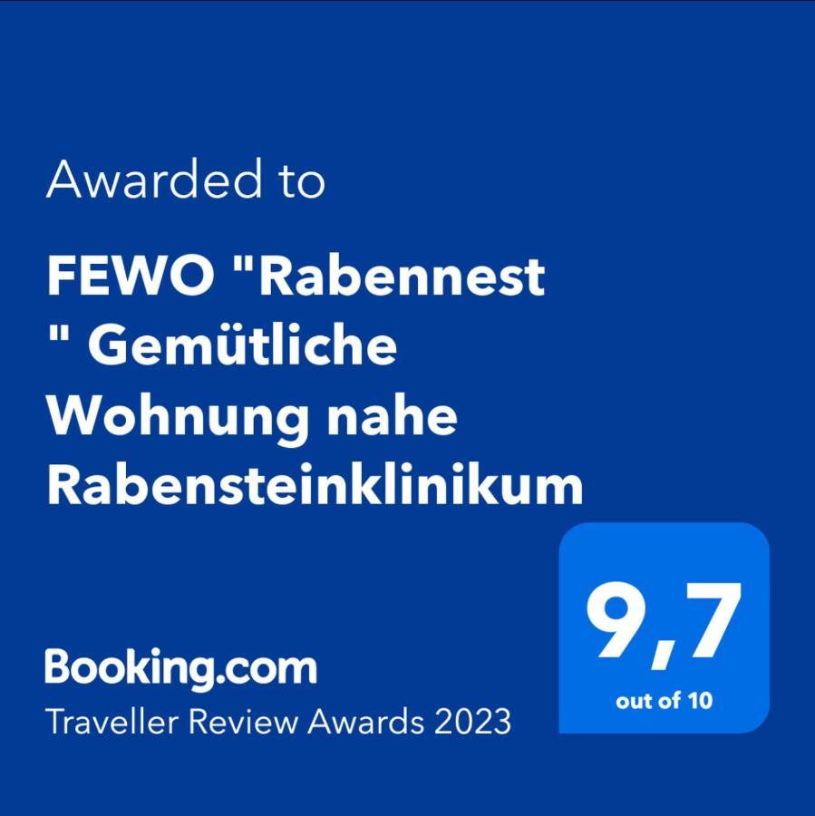 Fewo "Rabennest " Gemuetliche Wohnung Nahe Rabensteinklinikum - Kein Separates Schlafzimmer, Studiowohnung Chemnitz Eksteriør billede